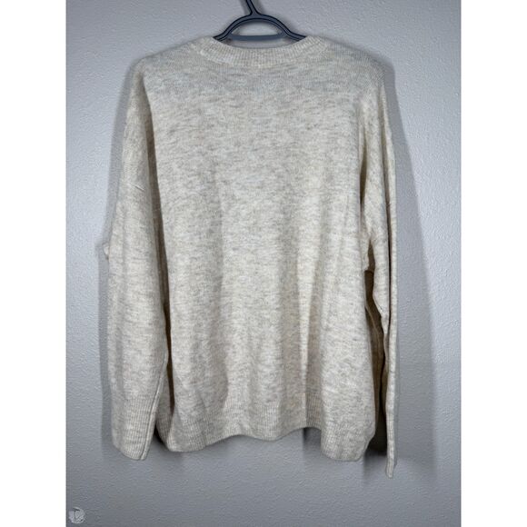 NWT Vince Camuto Womens Cream "Good Witch" Sweater Sz L Wicked Wizard of Oz - Picture 4 of 9